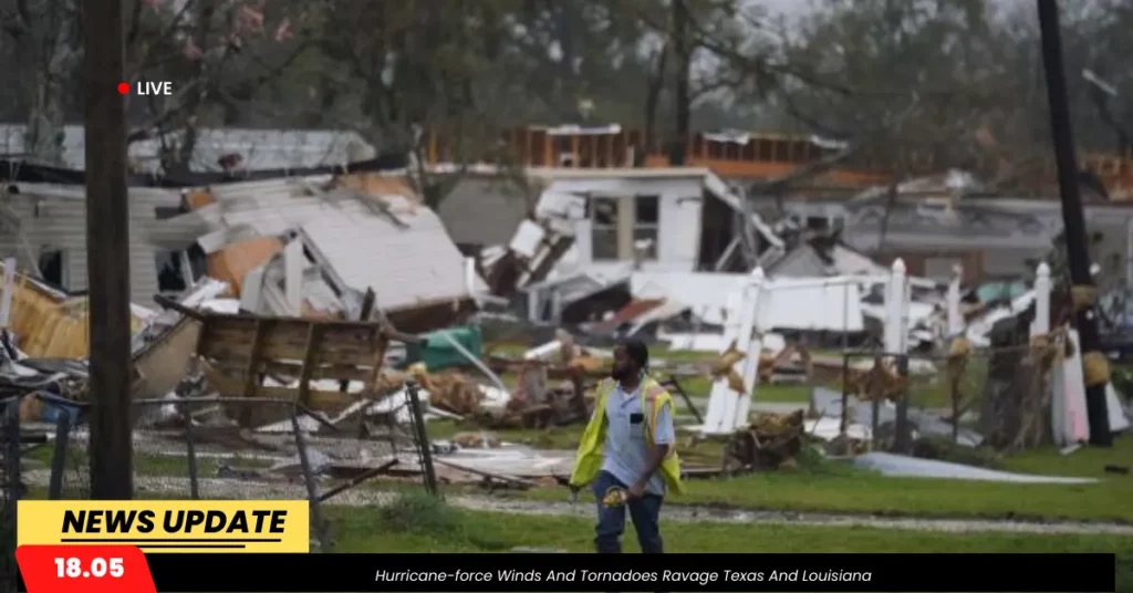 Hurricane-force Winds And Tornadoes Ravage Texas And Louisiana