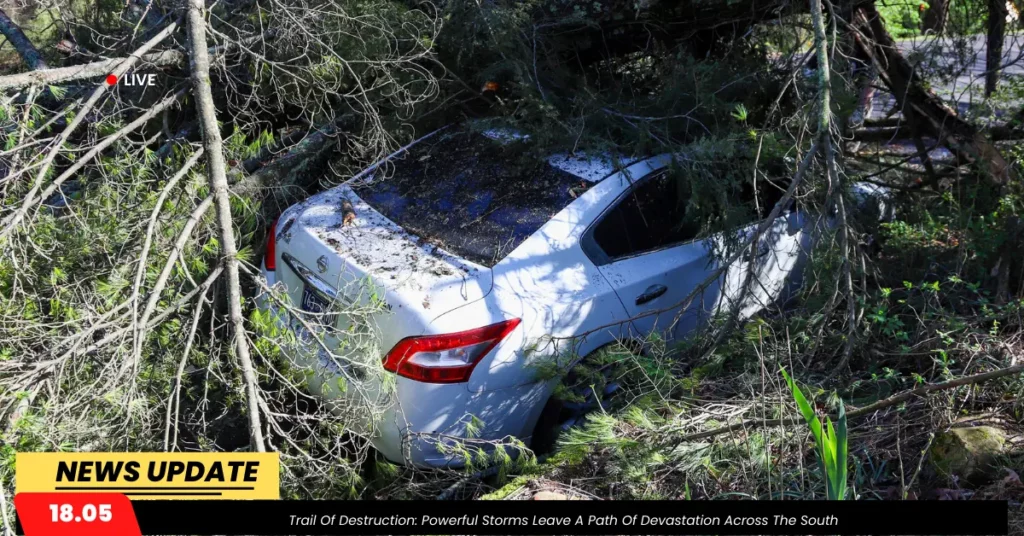 Trail Of Destruction: Powerful Storms Leave A Path Of Devastation Across The South